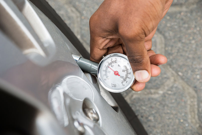 Check tyre pressure