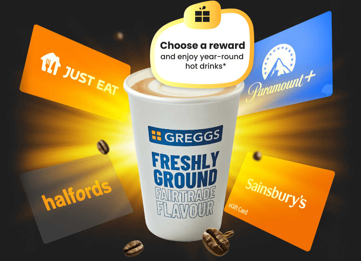 Rewards from Sainsburys, Paramount+, Just Eat, Halfords and Greggs when you get a quote and buy through Confused.com
