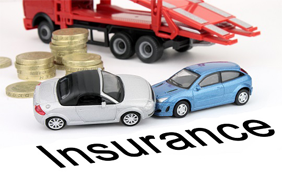 Car insurance depicted
