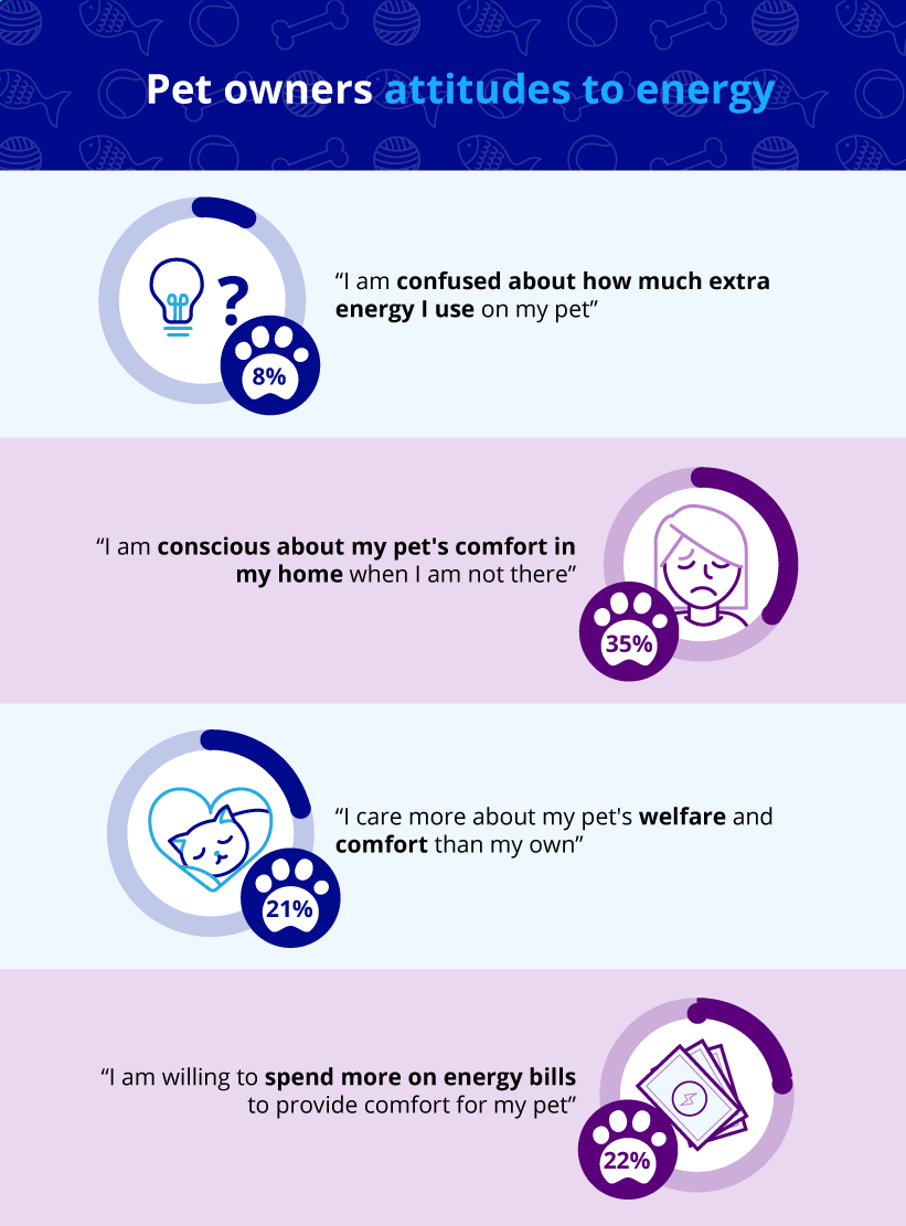 Image showing pet owners attitudes to energy use