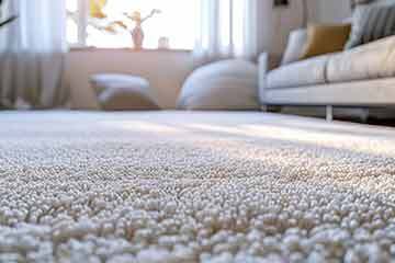 close up of carpet in house