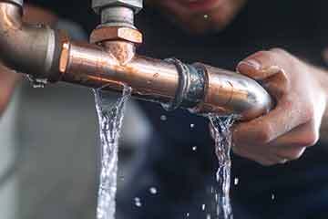 burst domestic pipe