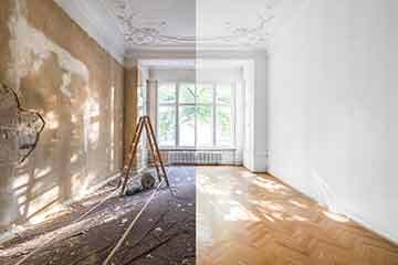 before and after room renovation