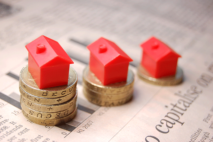 stacked coins mortgage