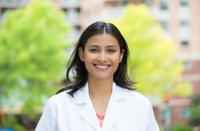 An Indian female Dr