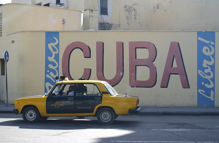 Old style car in Cuba
