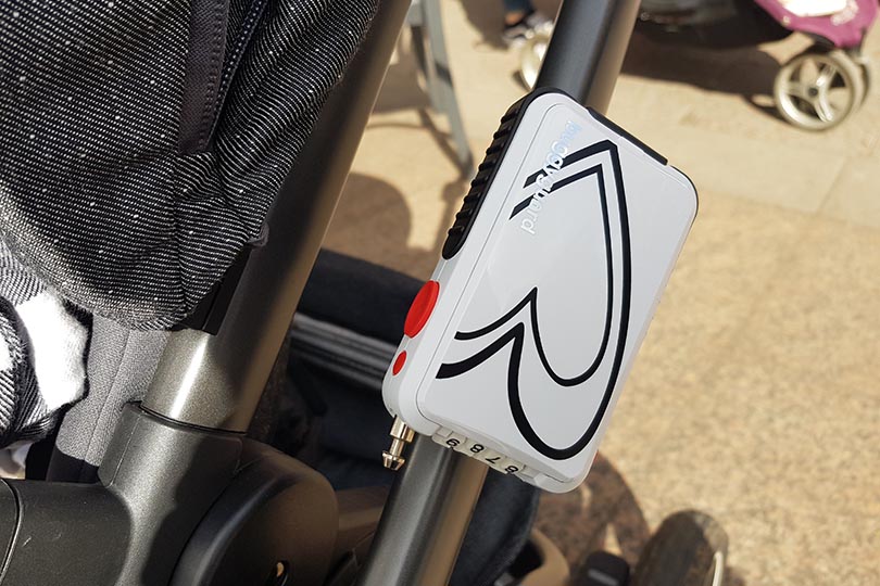 stroller lock target