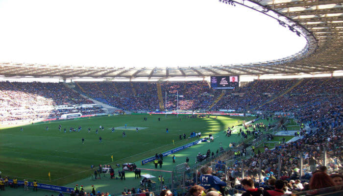 Stadio Olimpico rome italy rugby