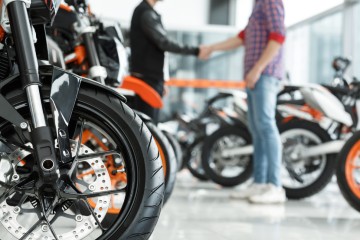 Motorbike showroom