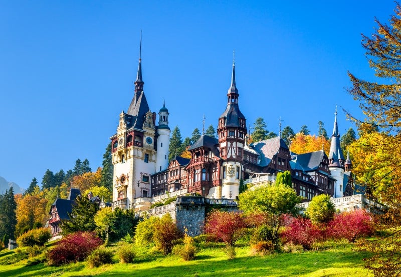 The famous Peles Castle, Romania