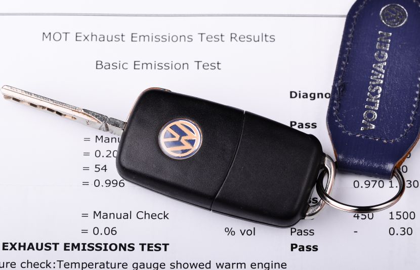 Car keys on top of finance papers
