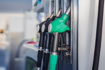 Close up of petrol pump 