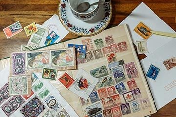A stamp collection