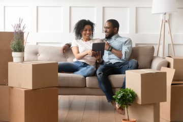 Couple looking at tenancy