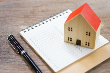 Model home on a home maintenance checklist