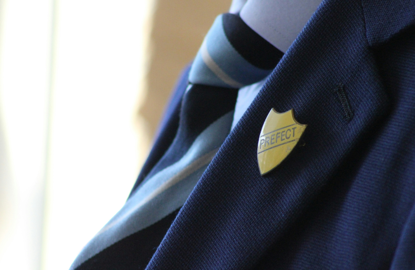 Close up of school uniform 