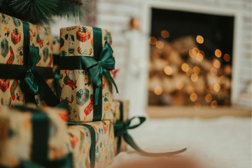 Christmas presents under the tree