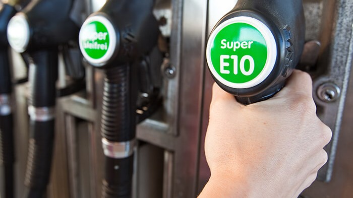 E10 at the fuel pump