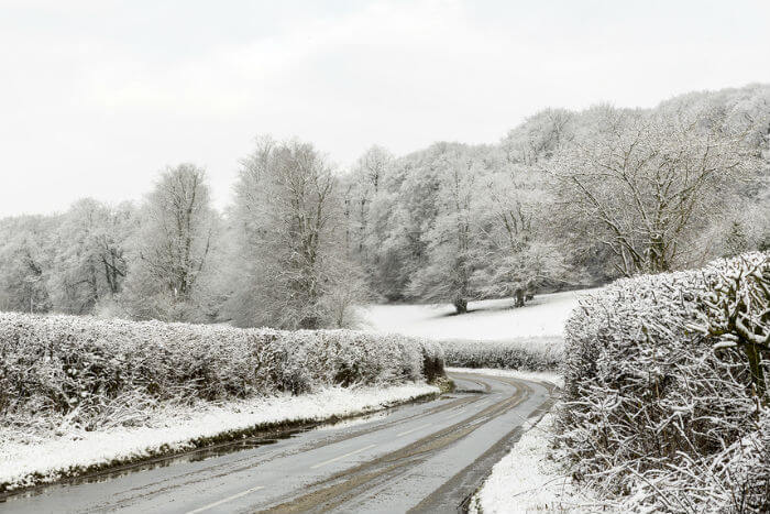 Driving in snow and ice