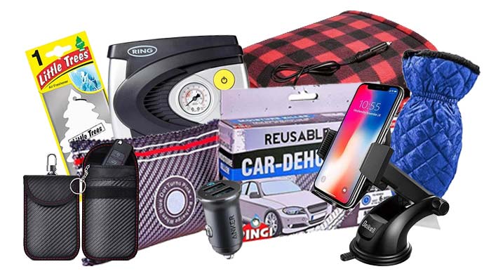 A selection of gifts for drivers