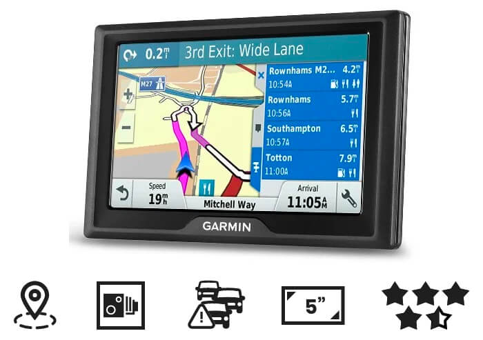 Garmin drive sat nav with icons