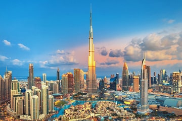 The Dubai skyline