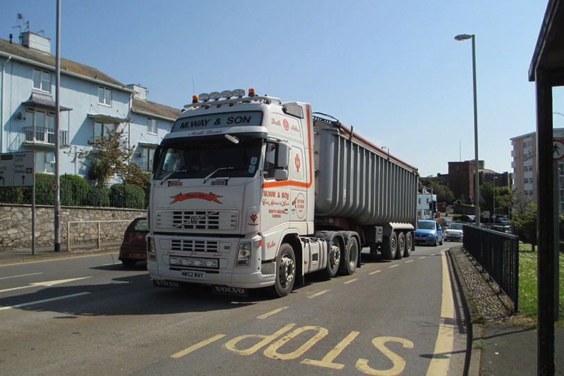 HGV Maggie May in Teignmouth. Photo by Barry Lewis