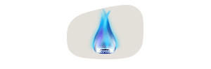 Gas flame