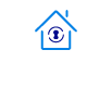 Icon of a house with a large lock symbol