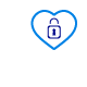 Icon of a heart with a lock