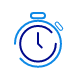 Illustrated stopwatch icon