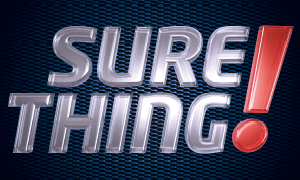 Sure thing! insurance van insurance logo