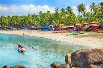 Palolem beach in Goa