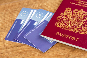 EHIC cards and passport