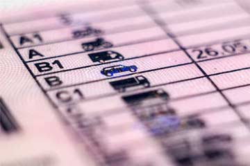 driving licence categories