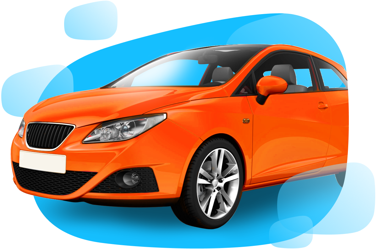 Orange car