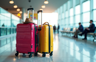 Lost suticases in an airport