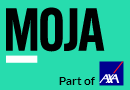 Moja black and green logo