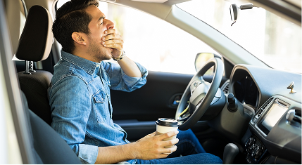 A person impaired whilst driving