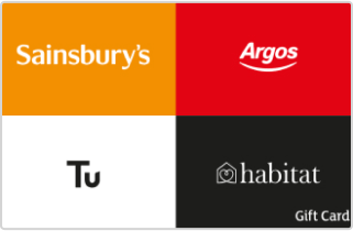 Image of Sainsbury's, Argos, Tu, Habitat Gift Card