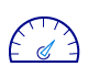 blue mileage icon