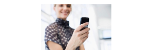 Lady with phone