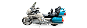 Touring motorbike