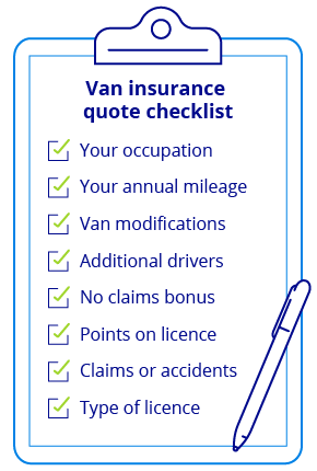 Van insurance quote