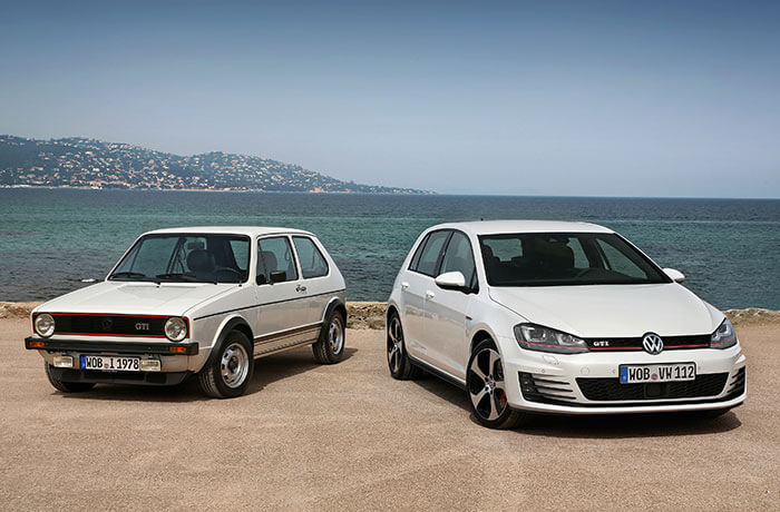 VW Golf history