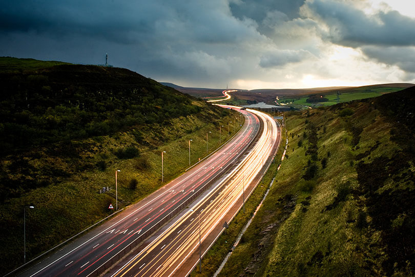 Motorway driving