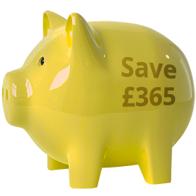 pound save piggy bank